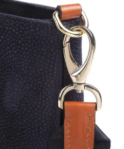 Life Handtasche Lederimitat navy