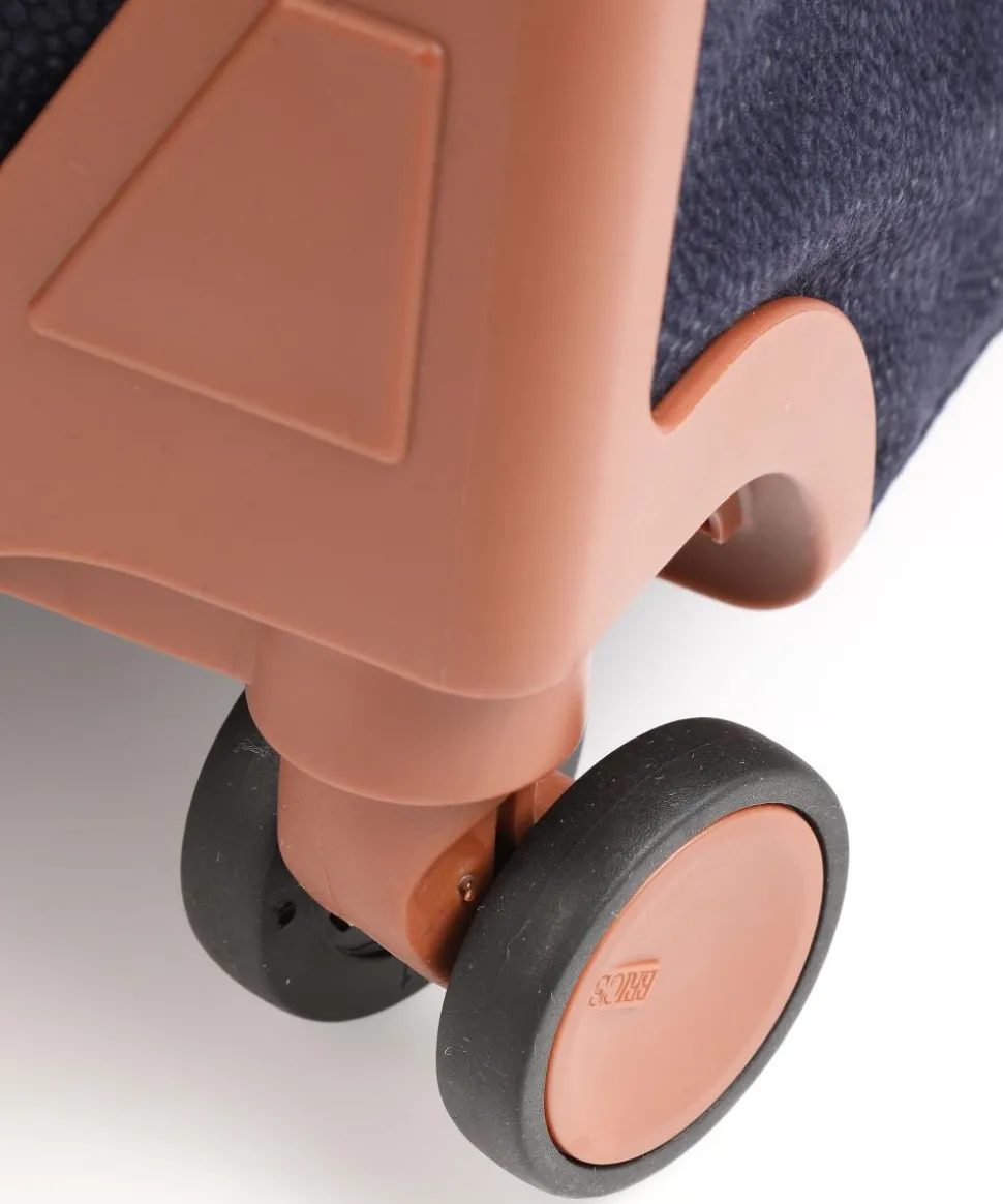 Life 4-Rollen Trolley dunkelblau 77 cm