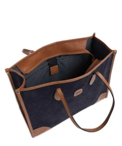 Life Shopper 14″ Textil, genarbtes Leder dunkelblau