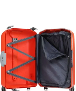Light 4-Rollen Trolley orange 75 cm