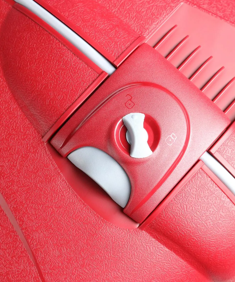 Light 4-Rollen Trolley rot 75 cm