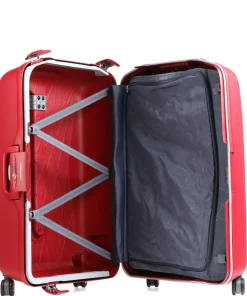 Light 4-Rollen Trolley rot 75 cm