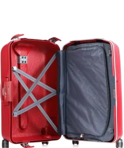 Light 4-Rollen Trolley rot 68 cm