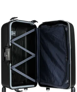 Light 4-Rollen Trolley schwarz 75 cm