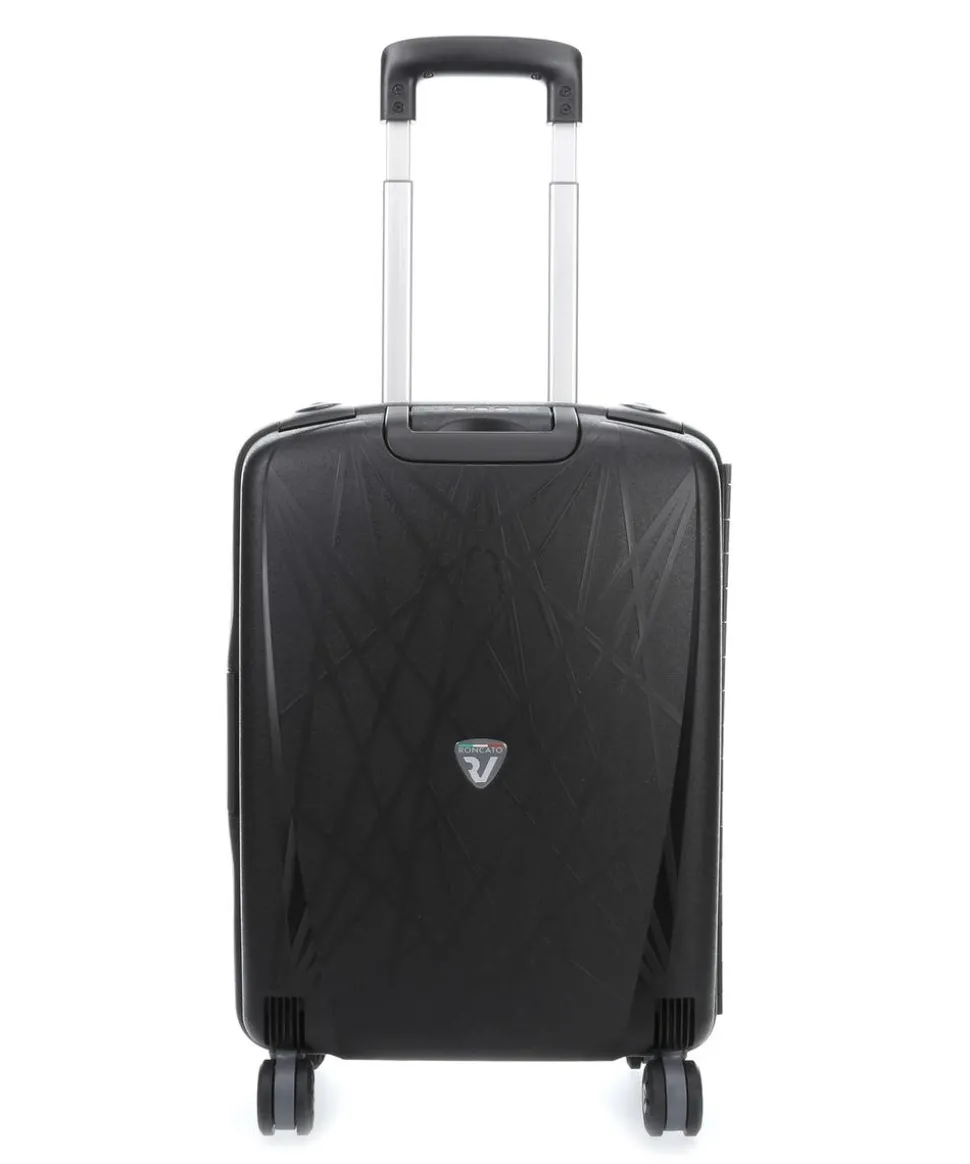 Light 4-Rollen Trolley schwarz 55 cm