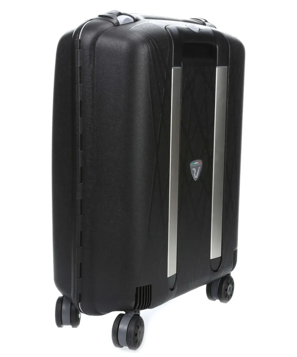 Light 4-Rollen Trolley schwarz 55 cm