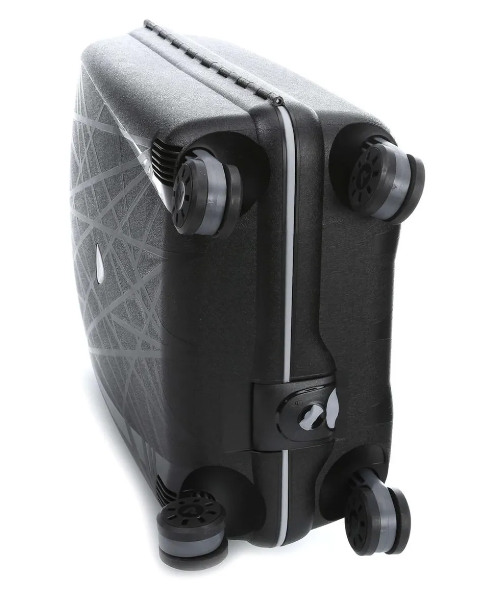 Light 4-Rollen Trolley schwarz 55 cm