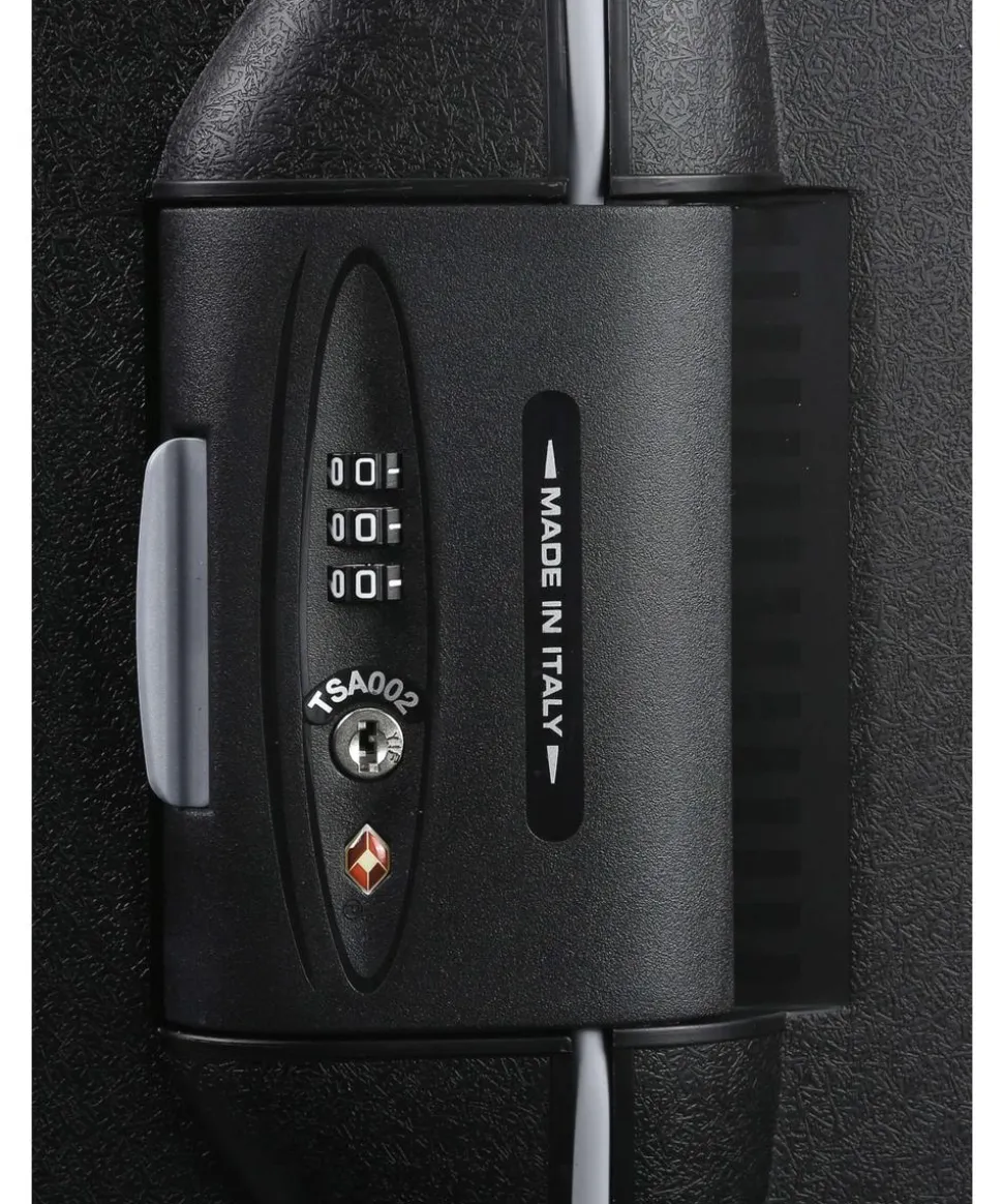 Light 4-Rollen Trolley schwarz 55 cm