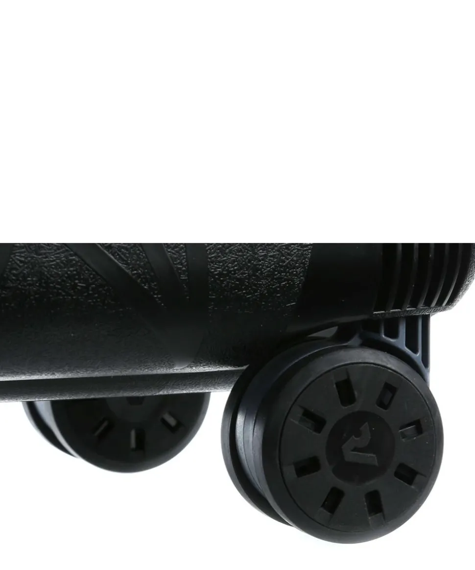 Light 4-Rollen Trolley schwarz 55 cm