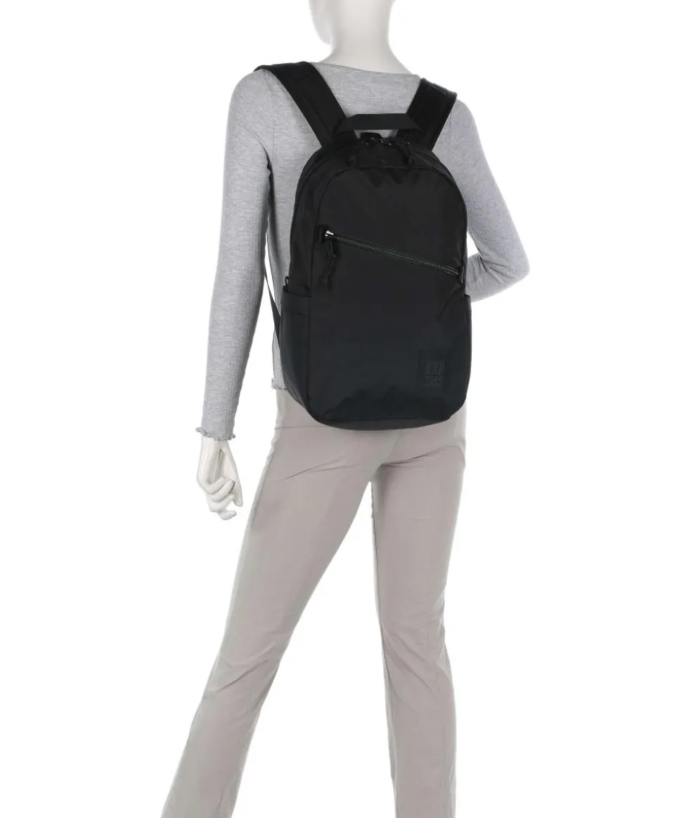 Light Rucksack 15″ recyceltes Nylon blau/beige