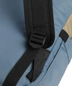 Light Rucksack 15″ recyceltes Nylon blau/beige