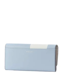 Lightbouse Geldbörse fein genarbtes Rindsleder hellblau