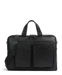Liko Laptoptasche 15″ fein genarbtes Leder schwarz