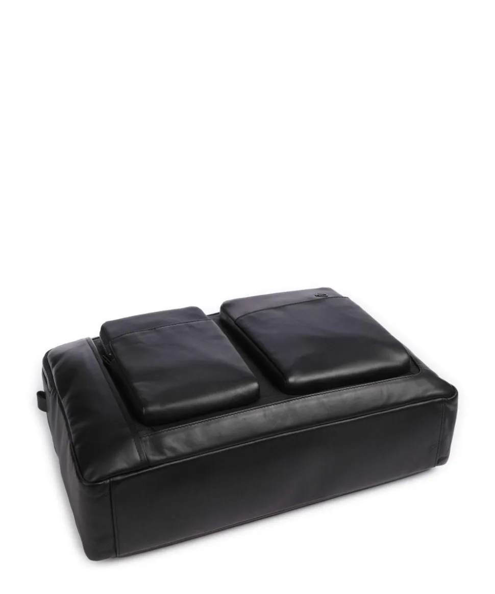 Liko Laptoptasche 15″ fein genarbtes Leder schwarz