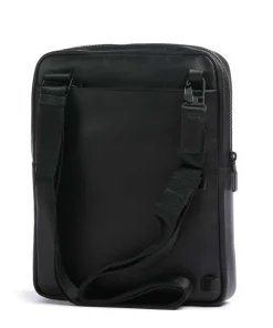 Liko Umhängetasche fein genarbtes Leder schwarz