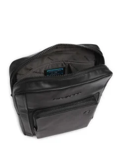 Liko Umhängetasche fein genarbtes Leder schwarz