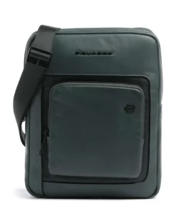 Liko Umhängetasche fein genarbtes Leder dunkelgrün