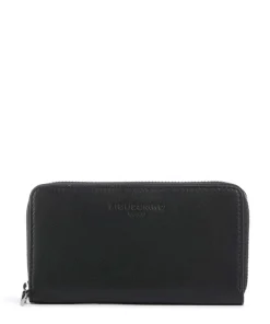 Lila Frieda Sheep Natural RFID Geldbörse Schafsleder schwarz