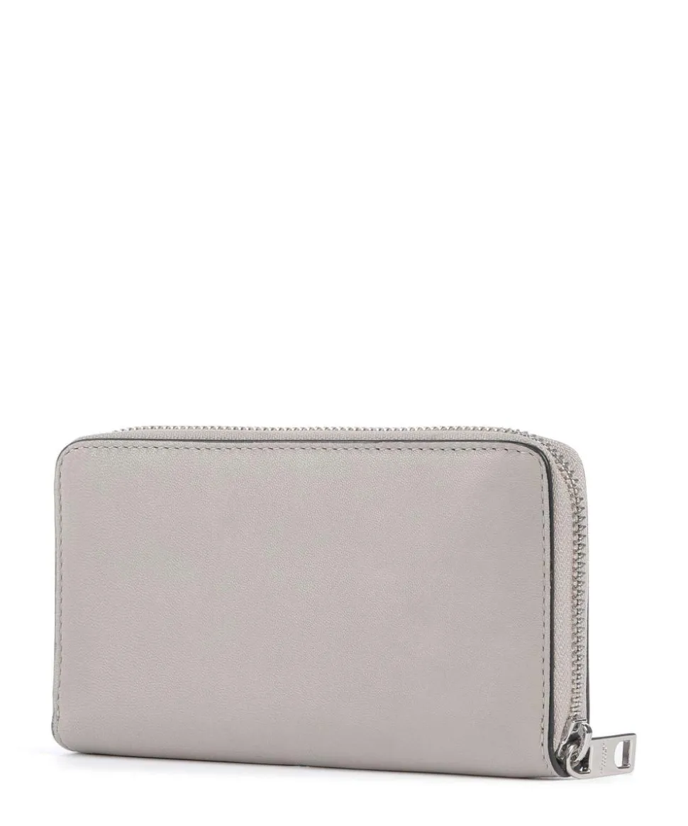 Lila Frieda Sheep Natural RFID Geldbörse Schafsleder beige