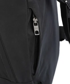 Lila Nylon L Rucksack Nylon schwarz