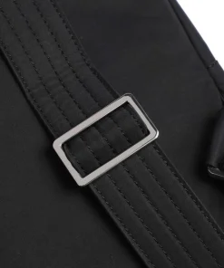 Lila Nylon L Rucksack Nylon schwarz