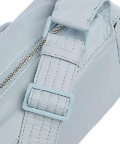 Lila Nylon S Schultertasche Textil hellblau