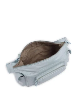 Lila Nylon S Schultertasche Textil hellblau