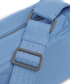 Lila Nylon S Schultertasche Textil blau