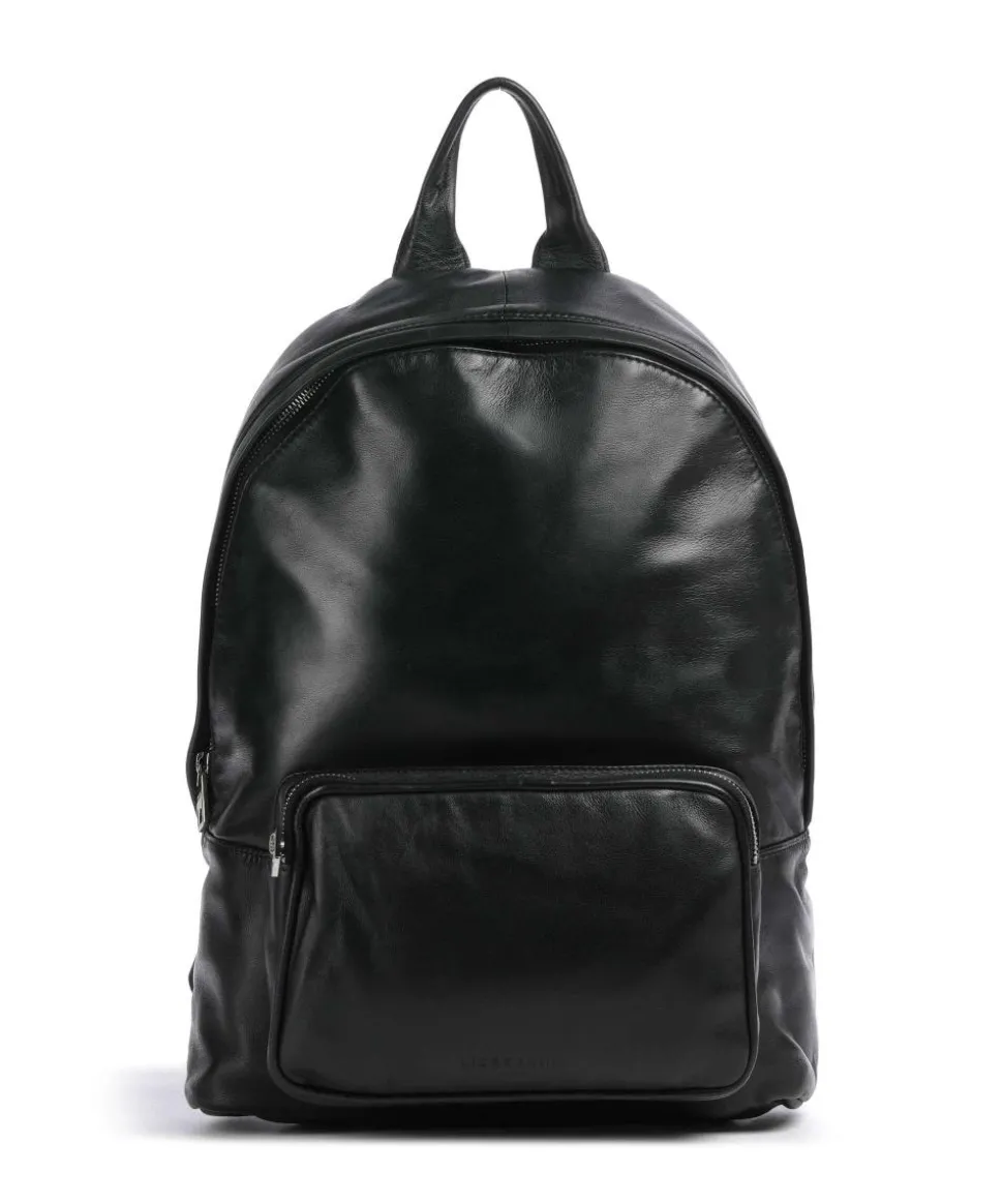 Lila Sheep Natural L Rucksack Schafsleder schwarz