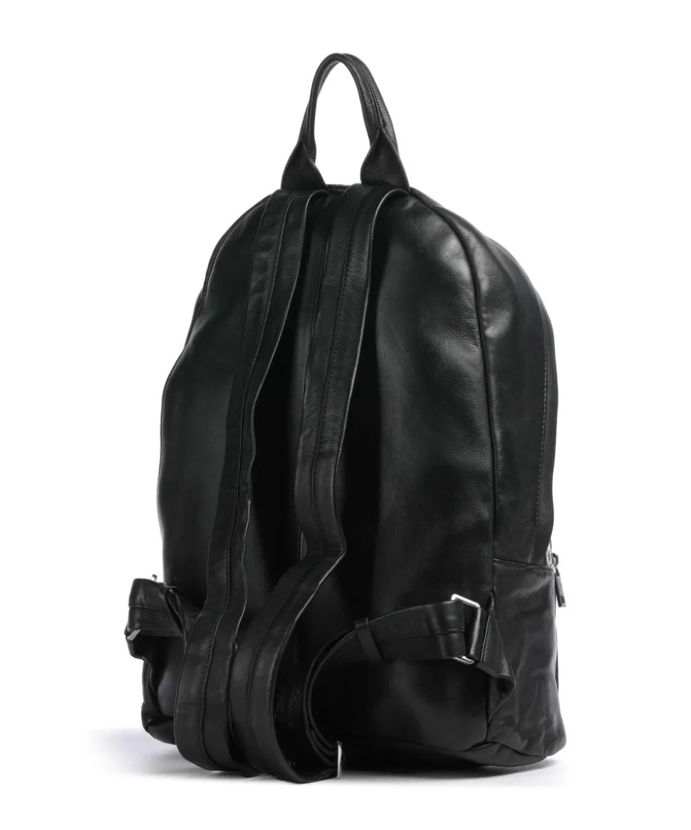 Lila Sheep Natural L Rucksack Schafsleder schwarz