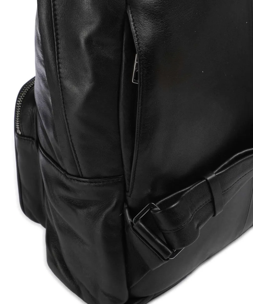 Lila Sheep Natural L Rucksack Schafsleder schwarz