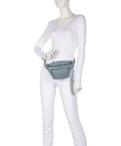 Lila Sheep Natural M Gürteltasche Schafsleder blaugrau