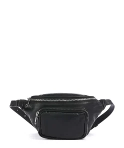 Lila Sheep Natural M Gürteltasche Schafsleder schwarz