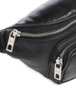 Lila Sheep Natural M Gürteltasche Schafsleder schwarz