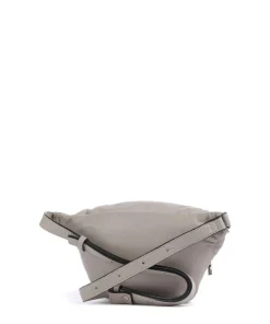 Lila Sheep Natural M Gürteltasche Schafsleder grau
