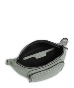 Lila Sheep Natural M Gürteltasche Schafsleder graugrün