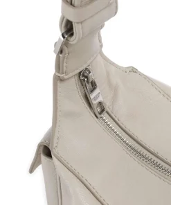 Lila Sheep Natural S Schultertasche Schafsleder elfenbein