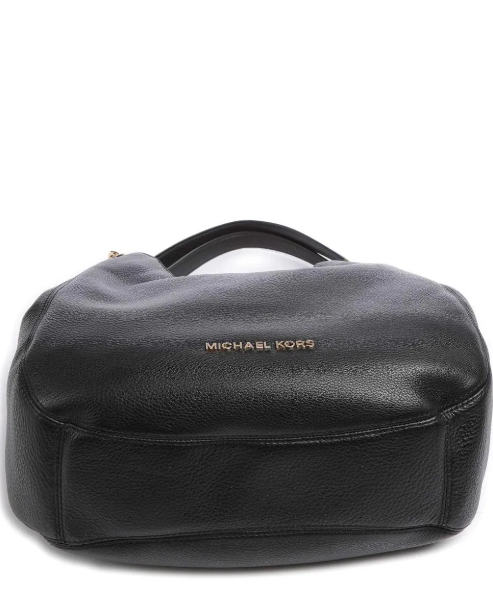 Lillie Beuteltasche genarbtes Rindsleder schwarz