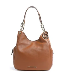 Lillie Beuteltasche genarbtes Rindsleder camel