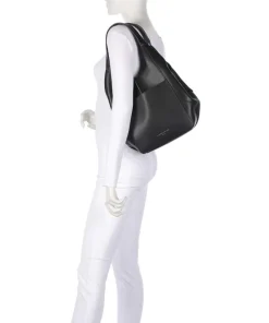 Lilly Soft Nappa Beuteltasche Nappaleder schwarz