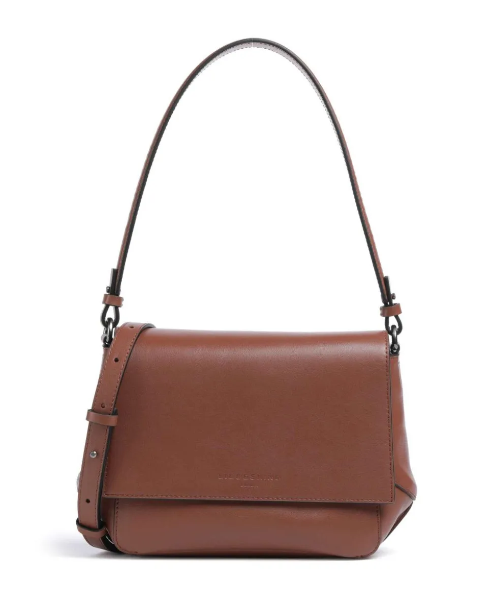 Lilly Soft Nappa M Schultertasche Nappaleder braun