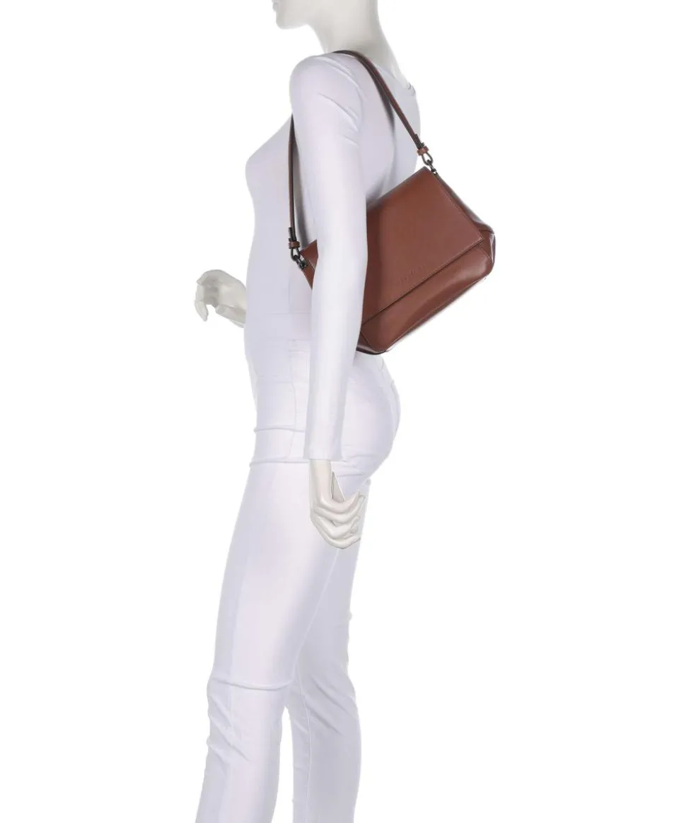 Lilly Soft Nappa M Schultertasche Nappaleder braun