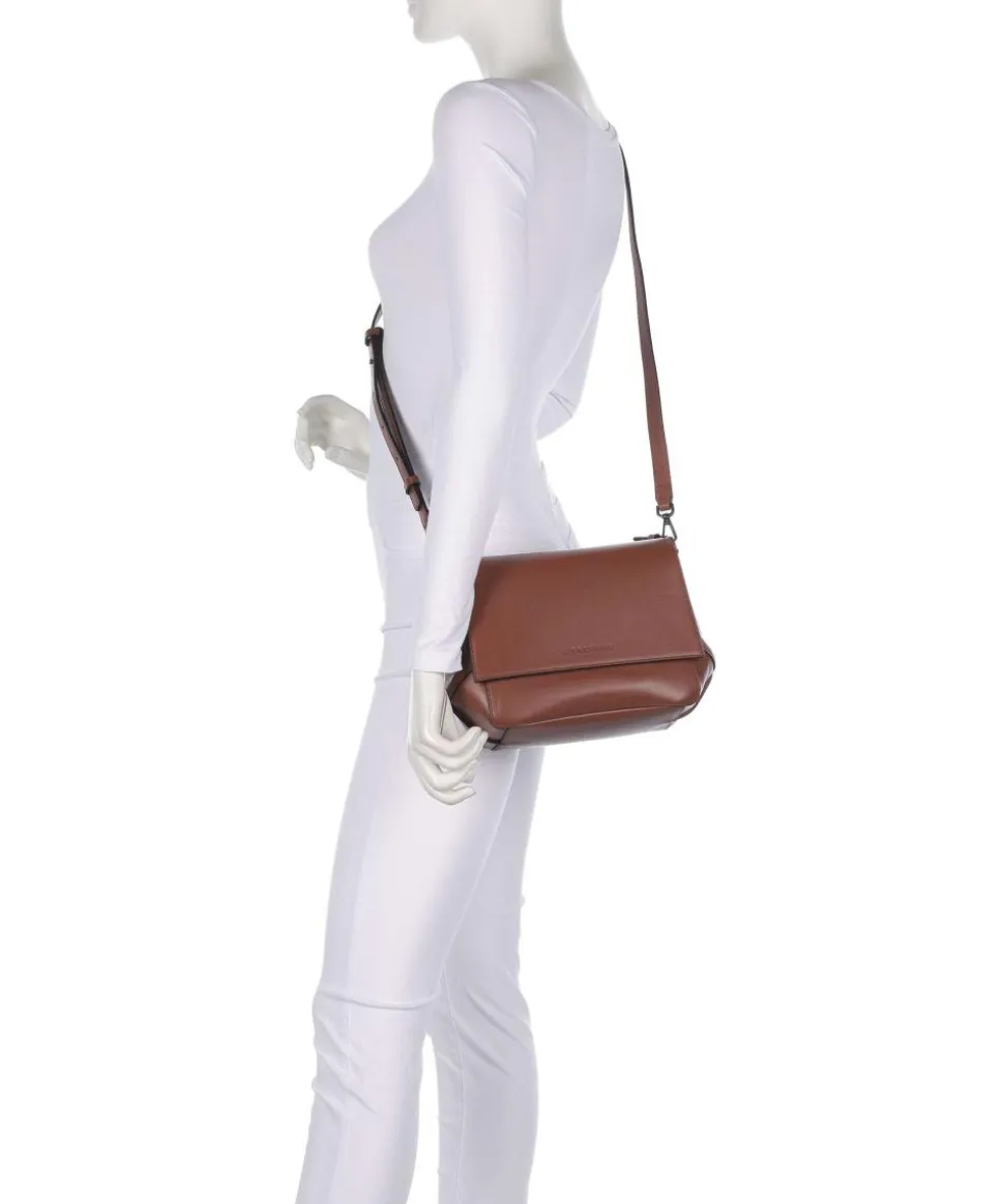 Lilly Soft Nappa M Schultertasche Nappaleder braun