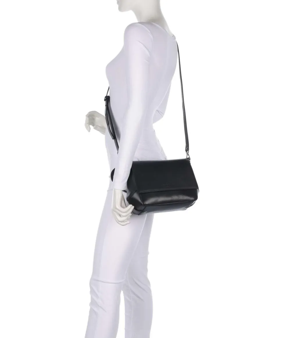 Lilly Soft Nappa M Schultertasche Nappaleder schwarz