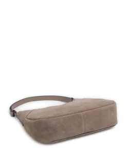 Lilly Suede S Beuteltasche Veloursleder taupe