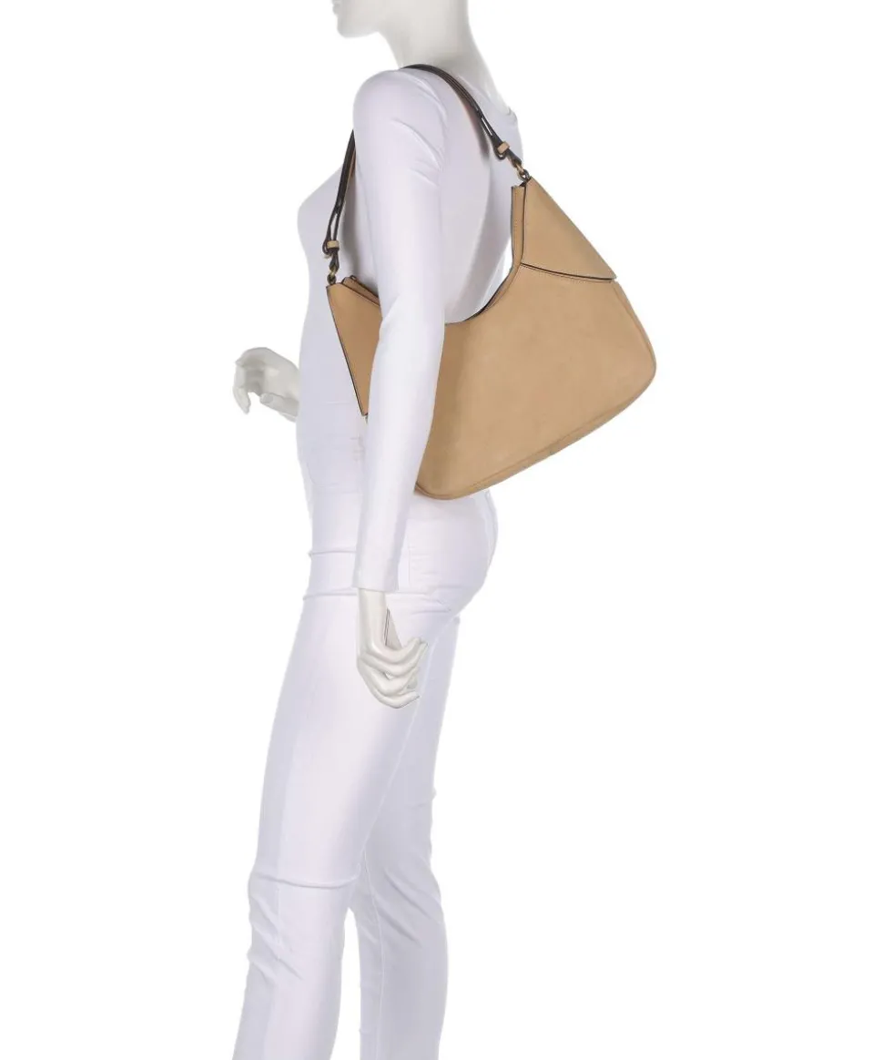 Lilly Suede S Beuteltasche Veloursleder beige