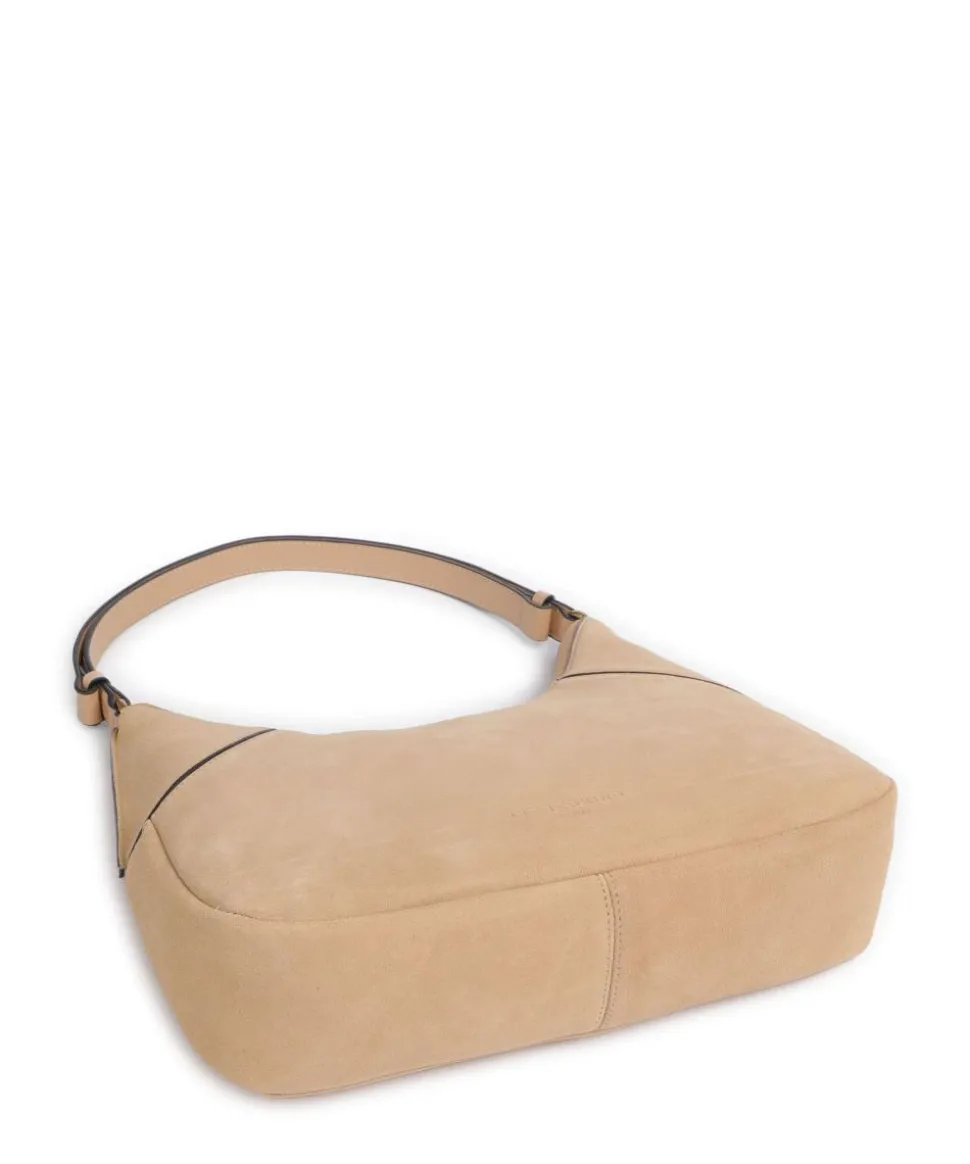 Lilly Suede S Beuteltasche Veloursleder beige