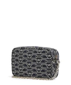 Lilly Umhängetasche Canvas blau/beige