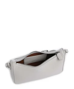 Lilly Umhängetasche Lederimitat hellgrau