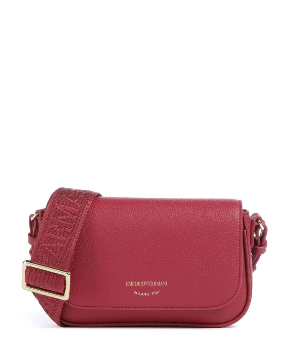 Lilly Umhängetasche Lederimitat dunkelrot